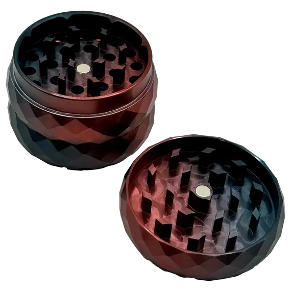 Champ High Duo-Color Metal Grinder 53mm – Stylish and Efficient, Color: Brown, 3 image
