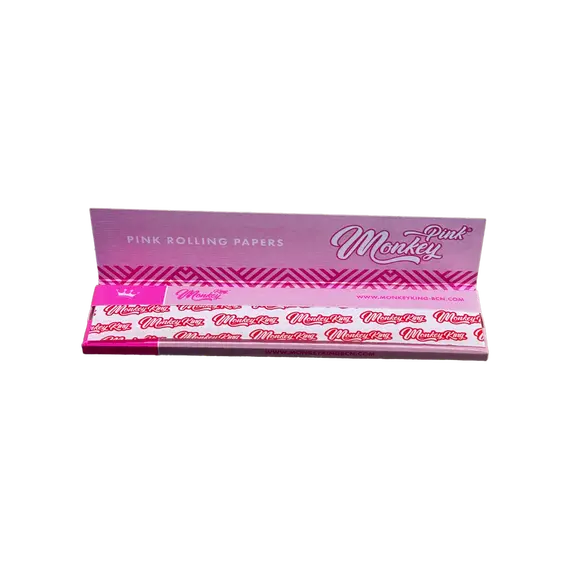 Премиальная бумага для самокруток Monkey King Pink KS Slim, изображение 2