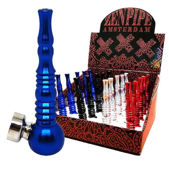 Aluminium Vortex Pipe - Stylish and Durable Smoking Accessory, Color: Blue, 2 image