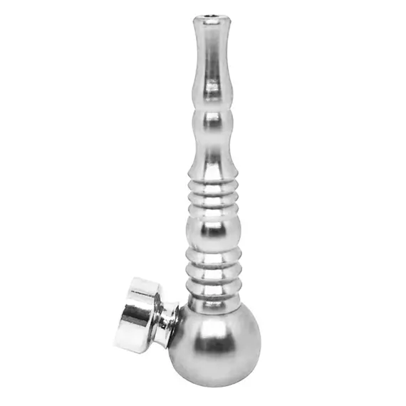 Aluminium Vortex Pipe - Stylish and Durable Smoking Accessory, Color: White