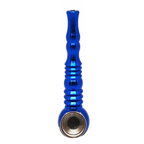 Aluminium Vortex Pipe - Stylish and Durable Smoking Accessory, Color: Blue, 3 image