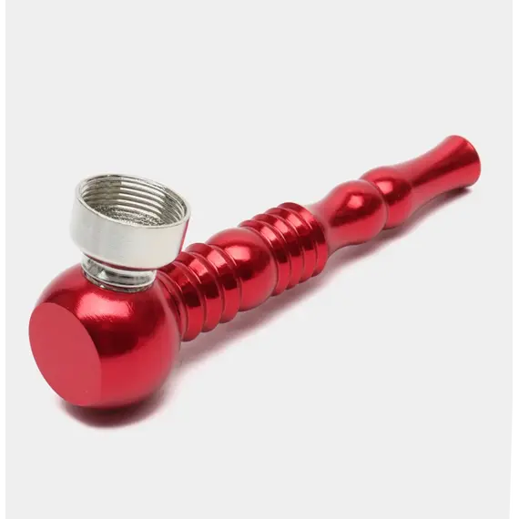 Aluminium Vortex Pipe - Stylish and Durable Smoking Accessory, Color: Red, 3 image