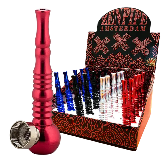 Aluminium Vortex Pipe - Stylish and Durable Smoking Accessory, Color: Red, 2 image