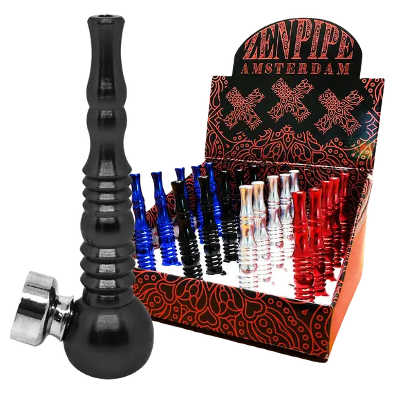 Aluminium Vortex Pipe - Stylish and Durable Smoking Accessory, Color: Black, 3 image