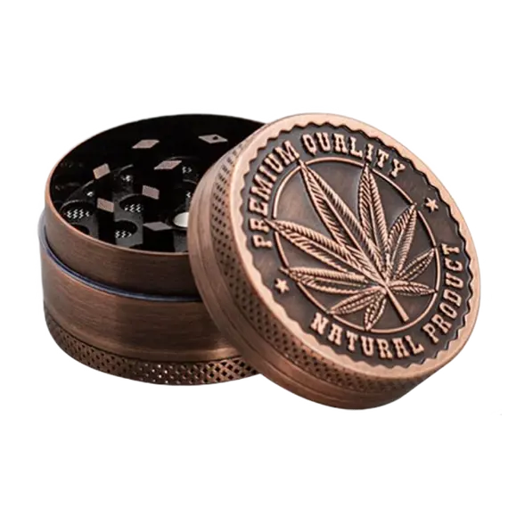 Amsterdam гриндер 420, трёхсекционный, прочный и компактный, Цвет: коричневый, изображение 3