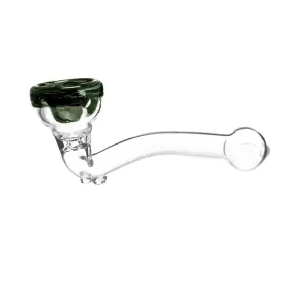 Amsterdam Glass Pipe 11cm – Stylish, Compact, and Smooth Airflow Control, Color: Black, 2 image