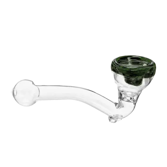 Amsterdam Glass Pipe 11cm – Stylish, Compact, and Smooth Airflow Control, Color: Black, 3 image