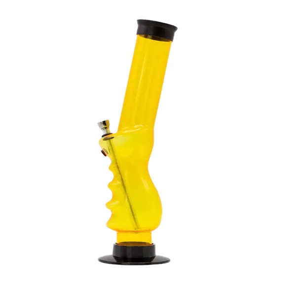 Amsterdam Grip Bong 32 см – прочный, стильный акриловый бонг, Разъём входа в бонг: 10, Цвет: оранжевый, изображение 3