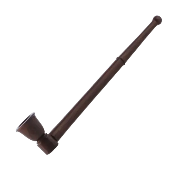 Amsterdam Wooden Pipe 21 სმ — ელეგანტური ხის მილი იდეალური კურებისთვის