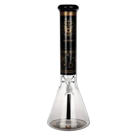 Стильный бонг Blaze Alchemie Flask с магическим дизайном из прочного стекла, изображение 2
