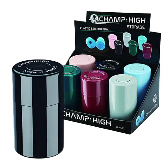 Champ High Plastic Vacuum Storage Box - Freshness on the Go, Color: Black, 2 image