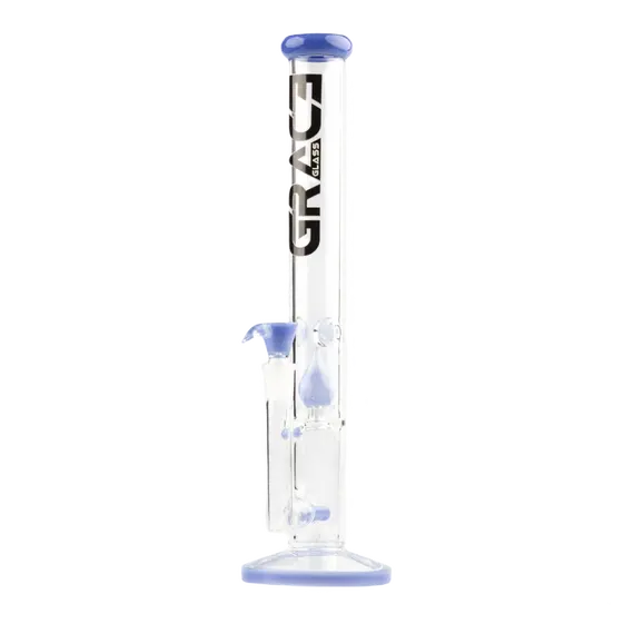 Grace Glass 43 სმ ბონგი გუმბათოვანი პერკოლატორით და ყინულის დამჭერით