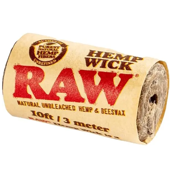 Фитиль RAW Hemp Wick – натуральное, чистое горение, изображение 2