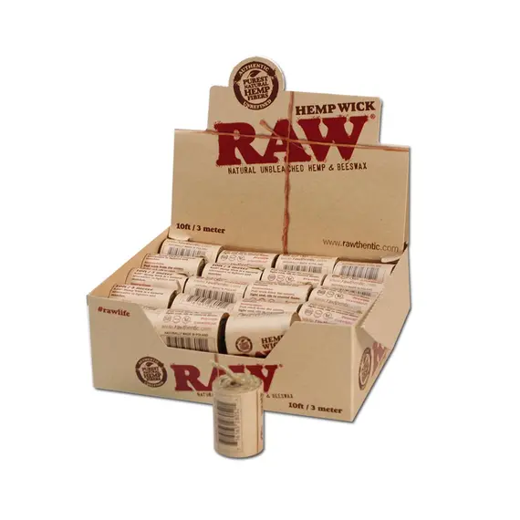 Фитиль RAW Hemp Wick – натуральное, чистое горение, изображение 3