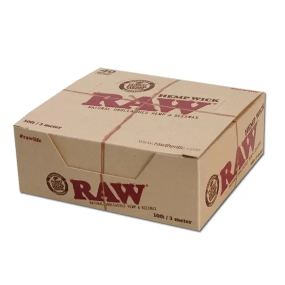 Фитиль RAW Hemp Wick – натуральное, чистое горение, изображение 4