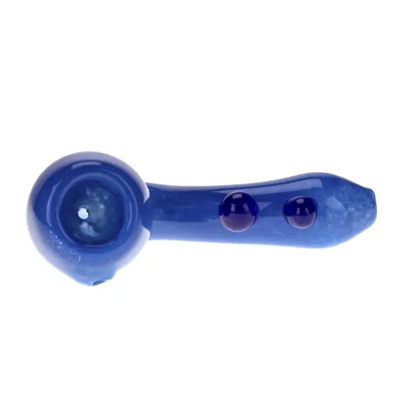 Compact Sherlock Glass Pipe for Smooth Smoking, Color: Blue, 4 image