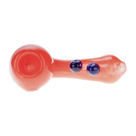 Compact Sherlock Glass Pipe for Smooth Smoking, Color: Orange, 4 image