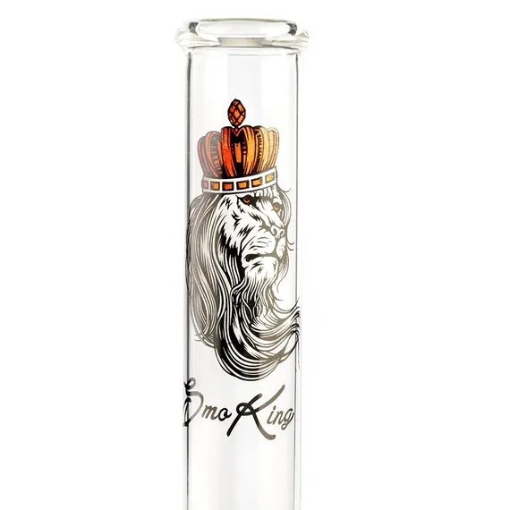SmoKing Lion Glass Bong with Ice Catcher and Kick-Hole, 3 image