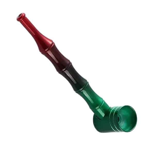 Stylish and Durable Metal Smoking Pipe in Vibrant Colors, Color: Red, 2 image