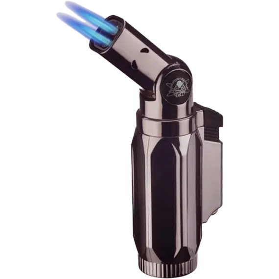 Зажигалка Champ High Master Pro 4x: надежное и стильное поджигание, Цвет: серо-коричневый