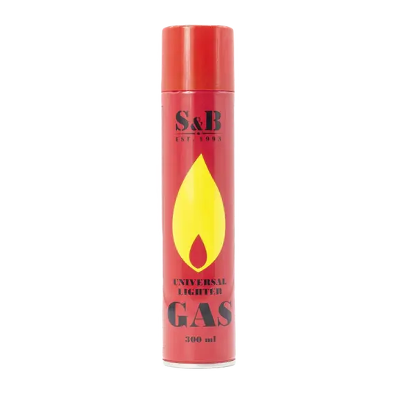 Premium Butane Gas for Lighters & Pipes – 300ml S&B