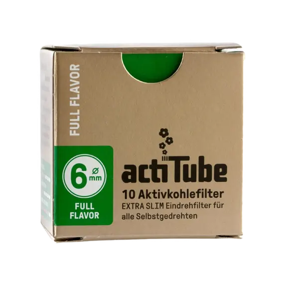 Фильтры ActiTube Extra Slim 6 мм для чистого и мягкого курения