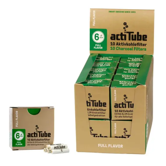 Фильтры ActiTube Extra Slim 6 мм для чистого и мягкого курения, изображение 4