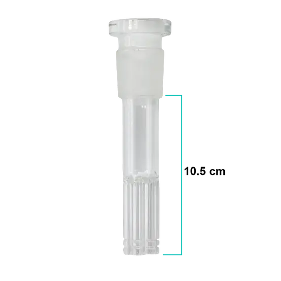 Amsterdam Glass Downstem with 6 Shooter Diffuser, Downstem Length: 10.5, 4 image