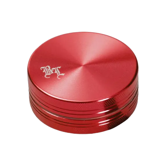 Black Leaf Aluminium Grinder – Durable 55mm Herb Grinder with Magnetic Lid