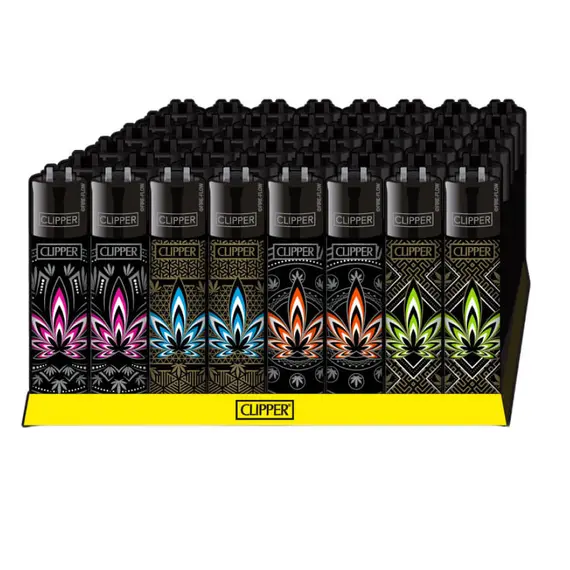 Зажигалка Clipper Classic Leaves с регулируемым пламенем, Цвет: фуксия, изображение 3