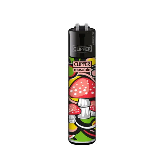 Многоразовая зажигалка Classic Mushroom Clipper, Цвет: зелёный, изображение 2