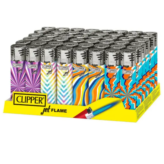 Rare Clipper Jet Flame Lighter with Stylish Designs, Color: Purple, 3 image