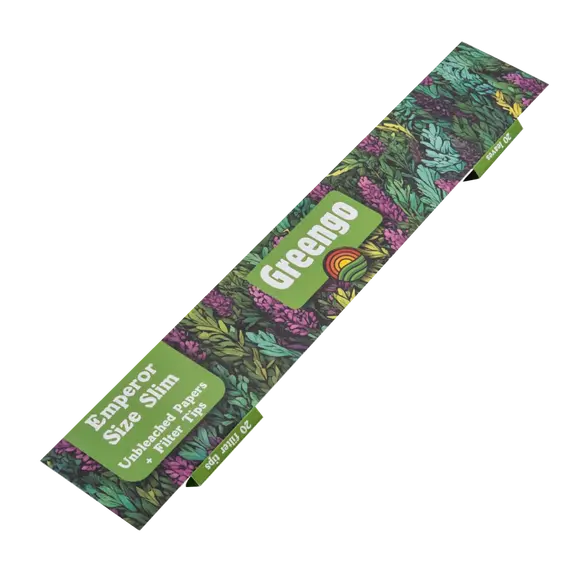 Greengo Emperor Size Slim: натуральная бумага для самокруток