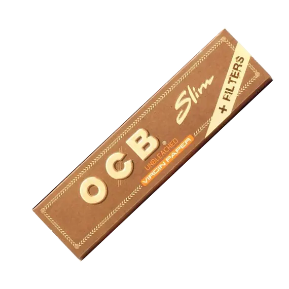OCB King Size Slim с небелеными фильтрами — натуральное качество и чистое горение