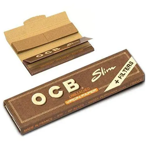 OCB King Size Slim с небелеными фильтрами — натуральное качество и чистое горение, изображение 3