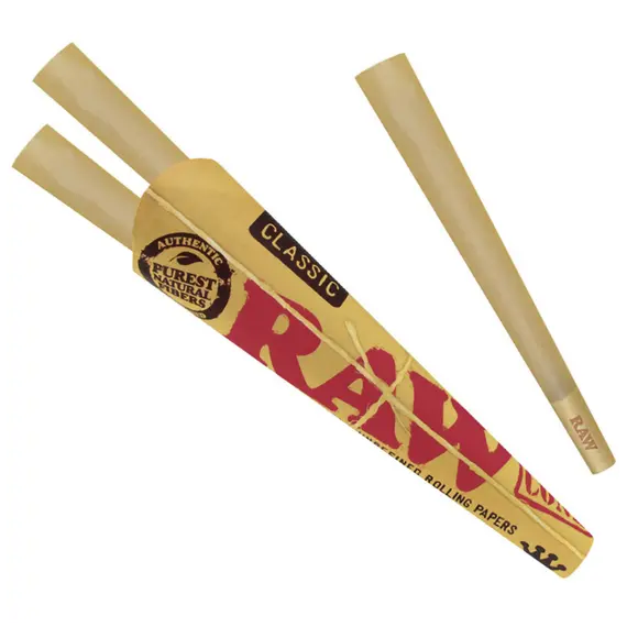 RAW Classic King Size Slim готовые конусы, изображение 2