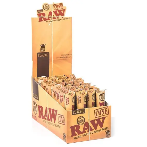 RAW Classic King Size Slim готовые конусы, изображение 3