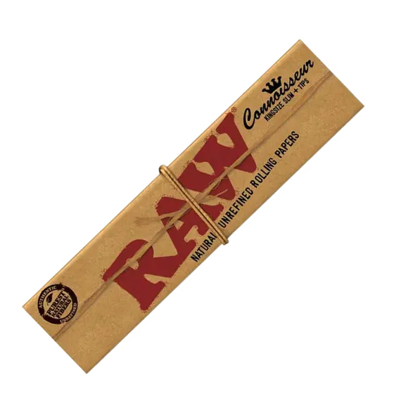 RAW King Size Slim — натуральная бумага с фильтрами, без отбеливания