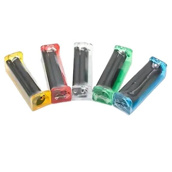 Plastic Cigarette Rolling Machine – Manual Roller for 80mm & 120mm, Size: 26x120, Color: Transparent