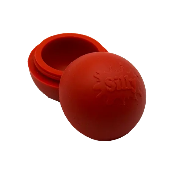Black Leaf Silly Silicone Balls – Secure Your Concentrates, Color: Red, 2 image