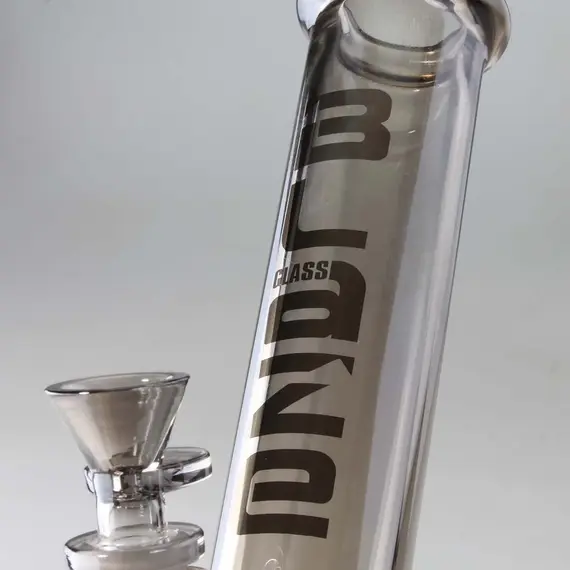 Blaze Bong with Metallic Rainbow Effect and Gear Wheel Base, Color: Gray, 2 image