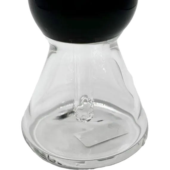 Black Leaf 180mm Compact Bong: Purity Meets Style, 4 image