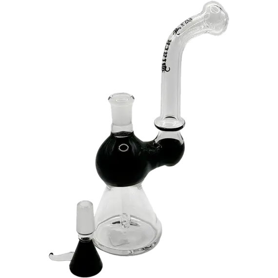 Black Leaf 180mm Compact Bong: Purity Meets Style, 3 image