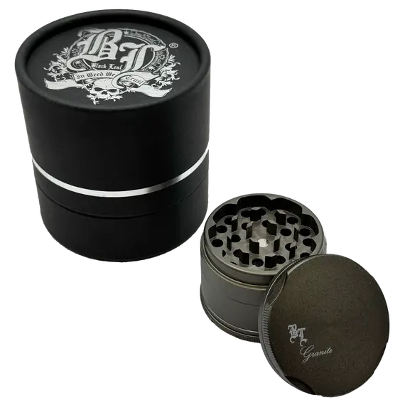 Granite Herb Grinder: Durable 4-Part Precision Tool, 2 image