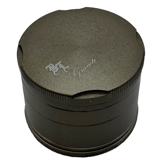 Granite Herb Grinder: Durable 4-Part Precision Tool, 3 image