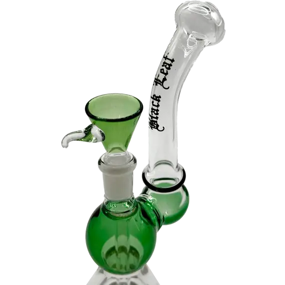 Black Leaf 190mm Compact Green Bong: Sleek and Durable, 4 image