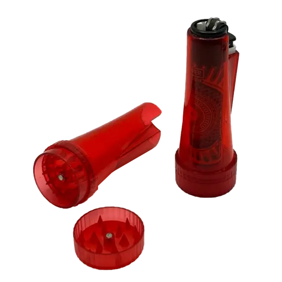 Гриндер и защитный кейс для зажигалки Clipper, Цвет: красный, изображение 4