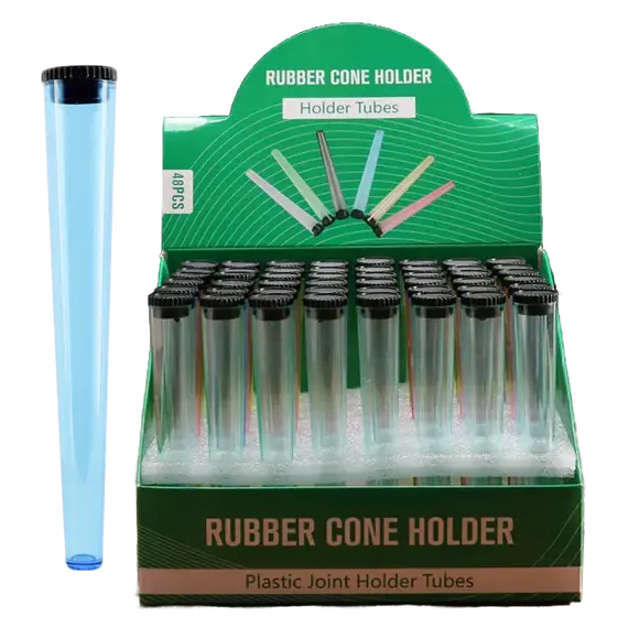 Smell-Proof 116mm Pre-Roll Container for Safe Storage, Color: Light Blue