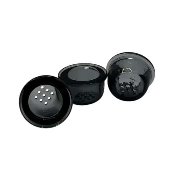 Glass Screens for Bongs and Bottles - Various Colors, Color: Gray, 2 image