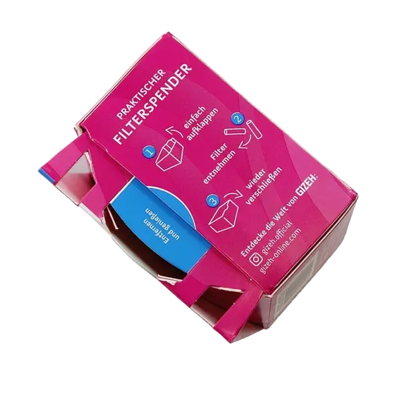 GIZEH PINK 6mm Coconut Charcoal Filters with Ceramic Tips, 3 image